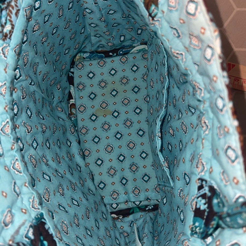 Vera Bradley Tote Java Blue Pattern - image 5